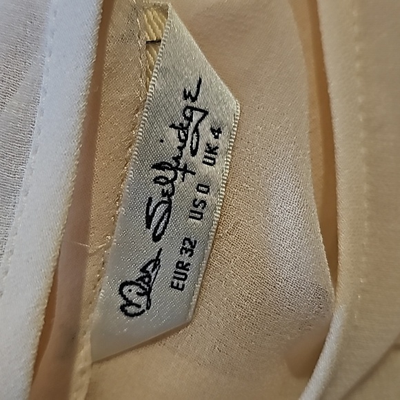 Miss Selfridge Fairycore Whimsical Floral Embroidered Peplum Blouse - Picture 7 of 13